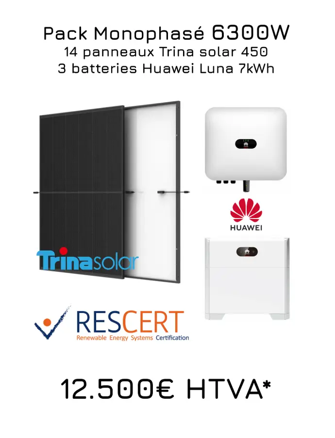 Kit panneaux solaires + batterie pour maison à Bruxelles